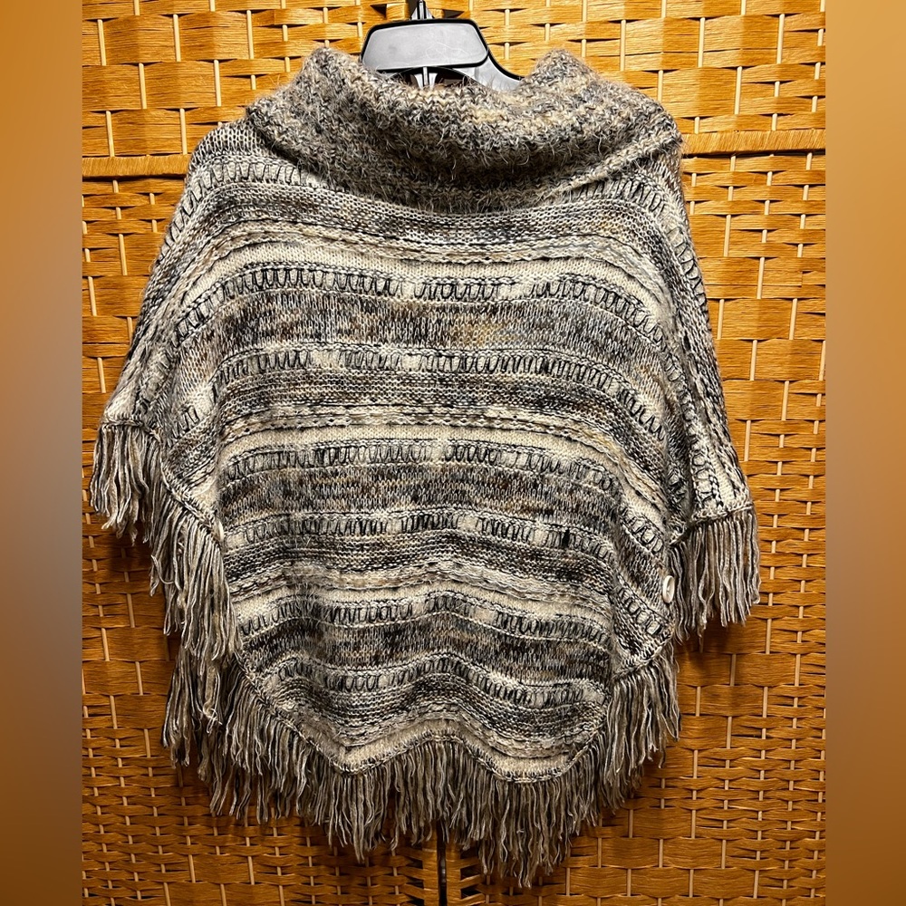 Westbound knit poncho